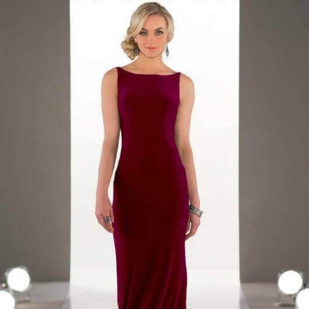 Sorella Vita - High Neck Sheath Bridesmaid Dress